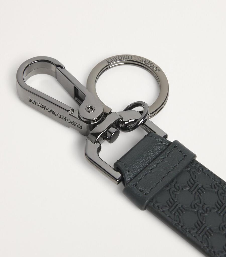 Emporio Armani Leather Keyring