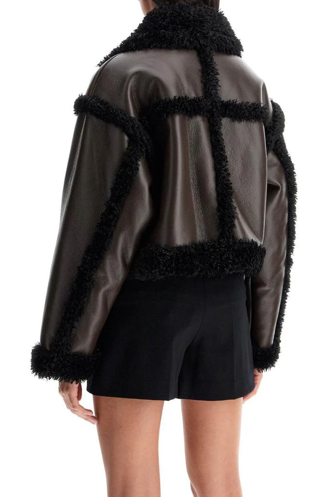 STAND STUDIO 'cropped faux leather jacket kristy 3