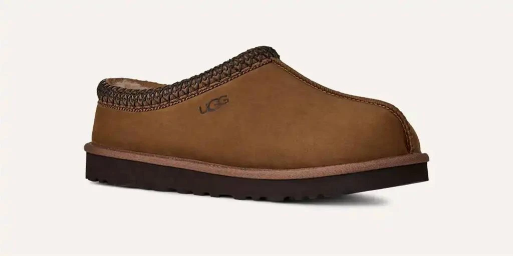 UGG Men
s Tasman Nubuck Slip-On In Dark Chestnut