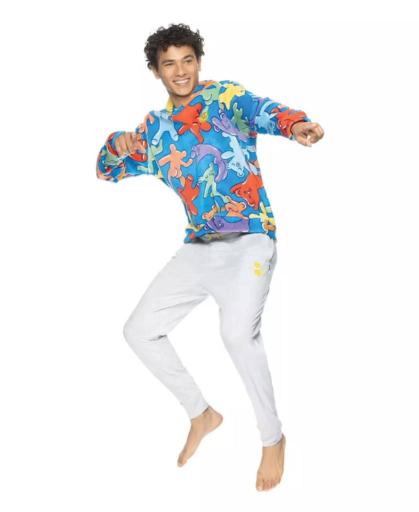 Joe Boxer Men's Long Sleeve Crew Neck Fleece Hoodie 3