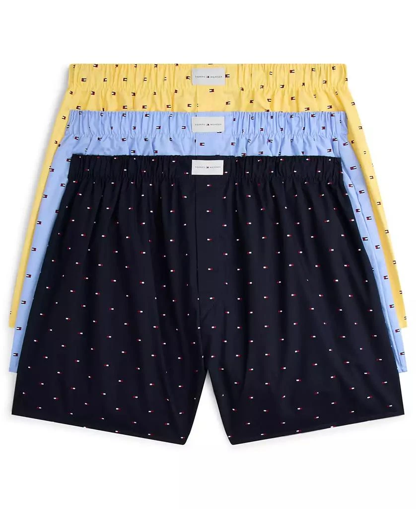 Tommy Hilfiger Men's Woven Boxers, 3-Pack
