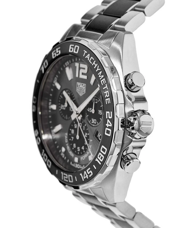 TAG Heuer Tag Heuer Formula 1 Quartz Chronograph Grey Dial Ceramic & Steel Men's Watch CAZ1011.BA0843 3