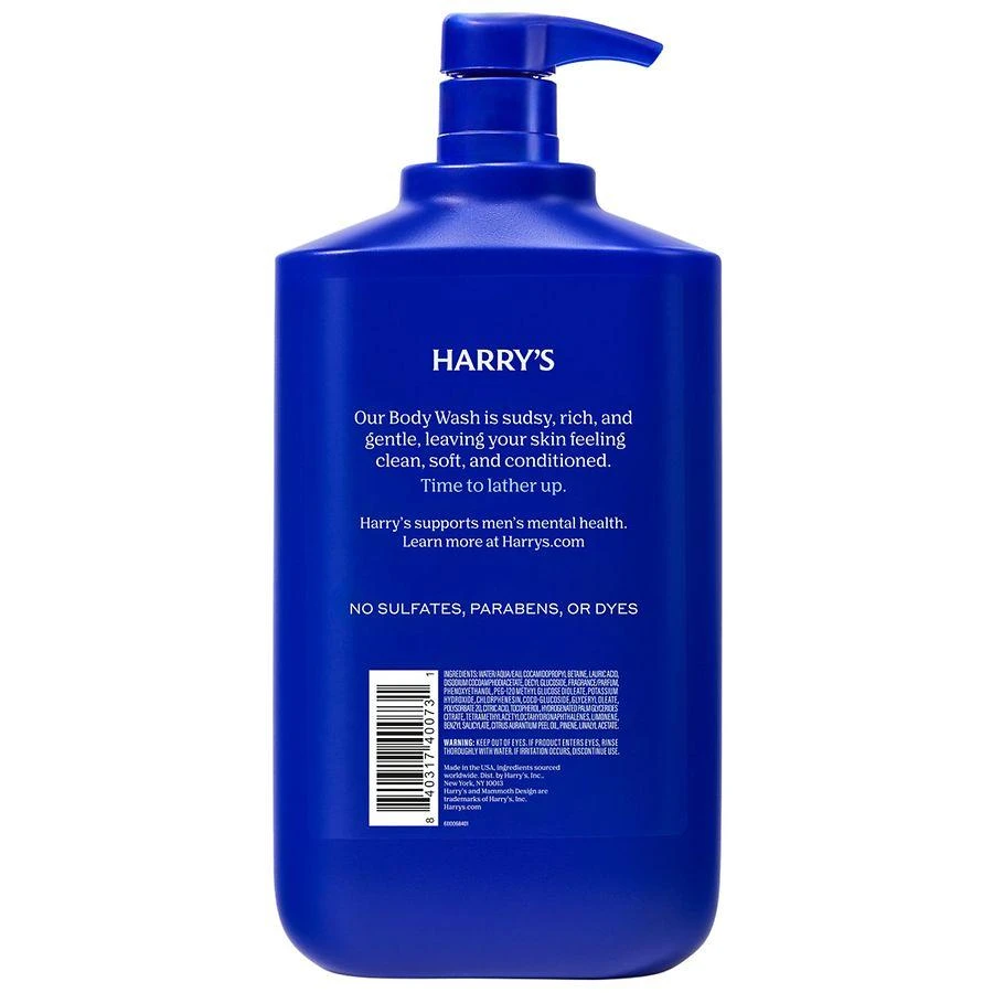 Harry's Body Wash Stone - Charcoal & Lime 4