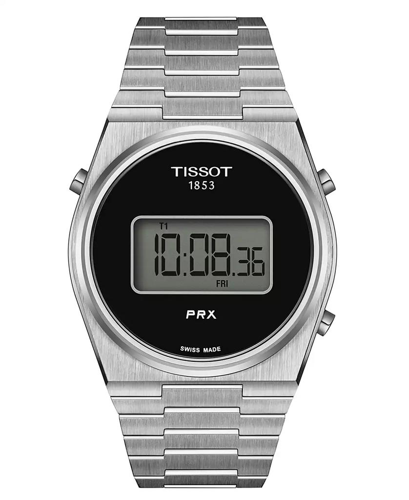 Tissot Men's Digital PRX Stainless Steel Bracelet Watch 40mm