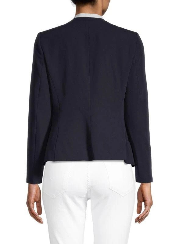 Tommy Hilfiger Contrast Trim Open Front Blazer 2