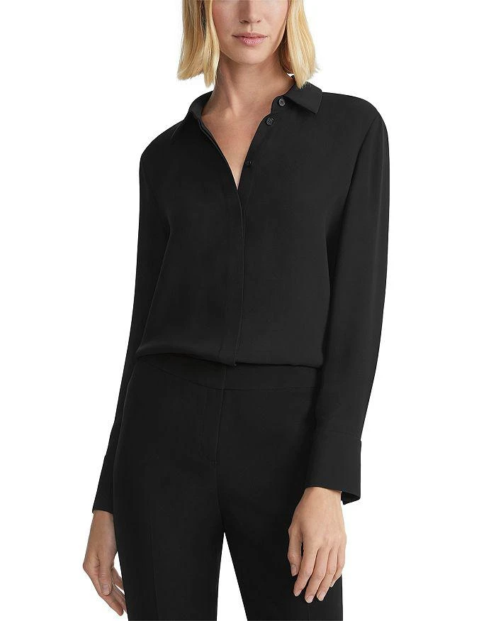Lafayette 148 New York Scottie Silk Blouse 1