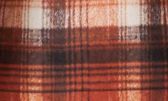 NVLT Plaid Belted Double Breasted Trench Coat 5