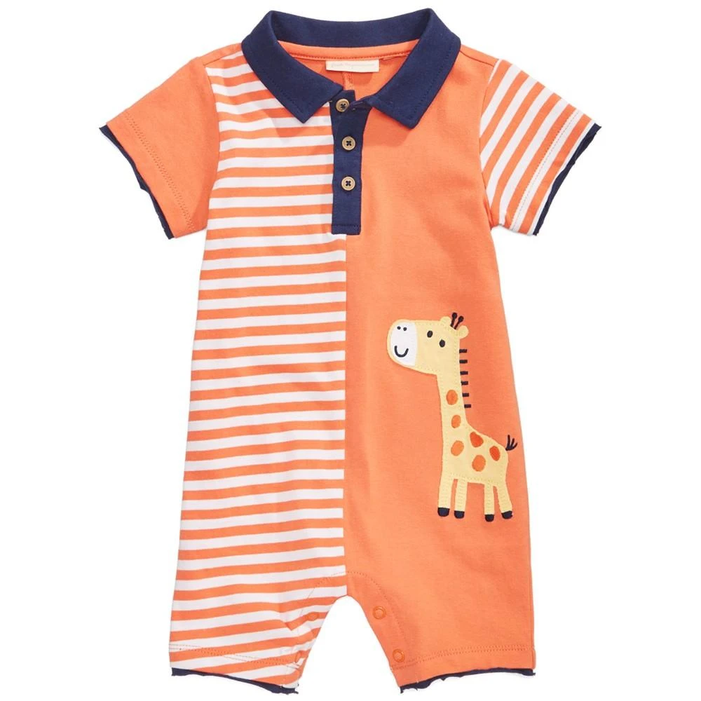 First Impressions Cotton Giraffe Romper, Baby Boys, Created for Macy's 1
