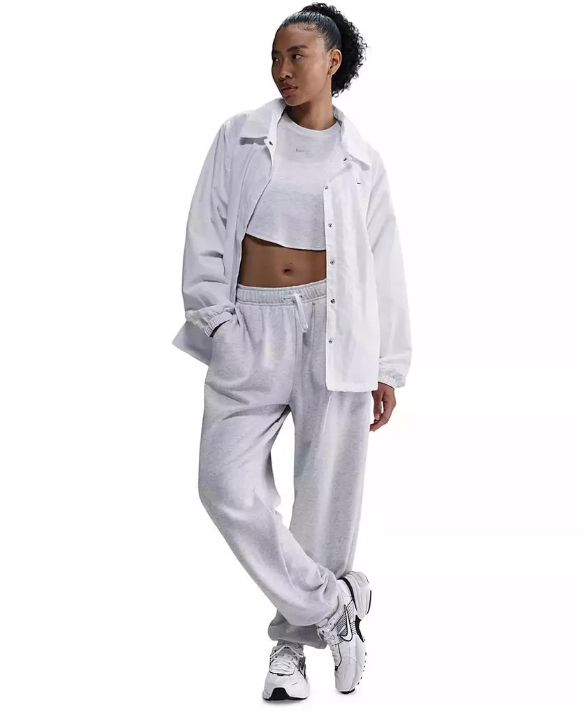 NIKE Women's Sportswear Club Fleece Mid-Rise Oversized Sweatpants 10