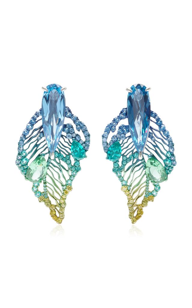 Anabela Chan Anabela Chan - Aurora Titan Spinel; Tourmaline Earrings - Blue - OS - Moda Operandi - Gifts For Her
