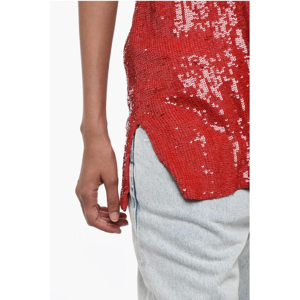 Parosh Sequined Tank Women's Top 4