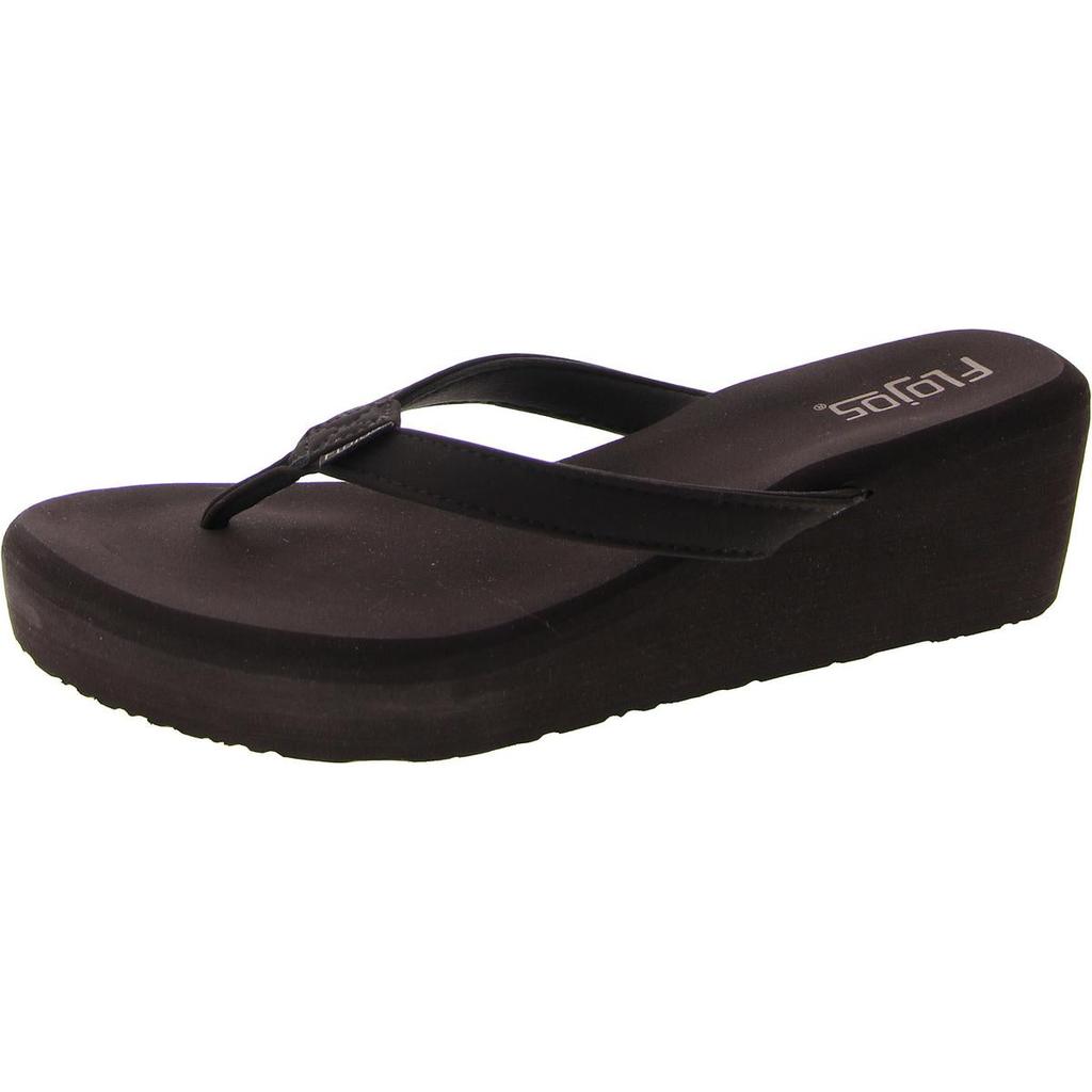 Flojos Olivia Womens Thong Casual Wedge Sandals