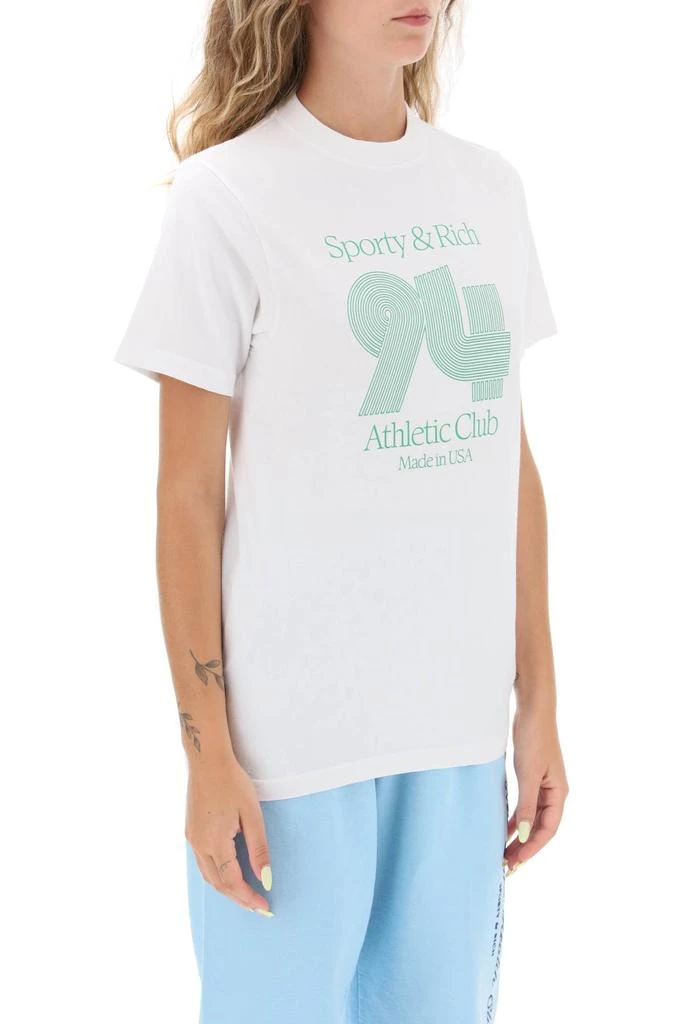 Sporty & Rich Sporty rich '94 athletic club' t shirt 2