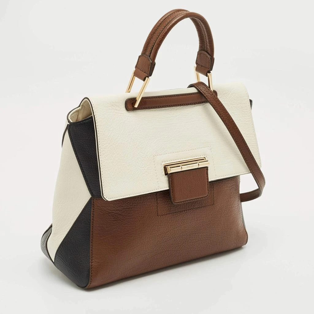 Furla Furla Tricolor Leather Artesia Creta Top Handle Bag 3