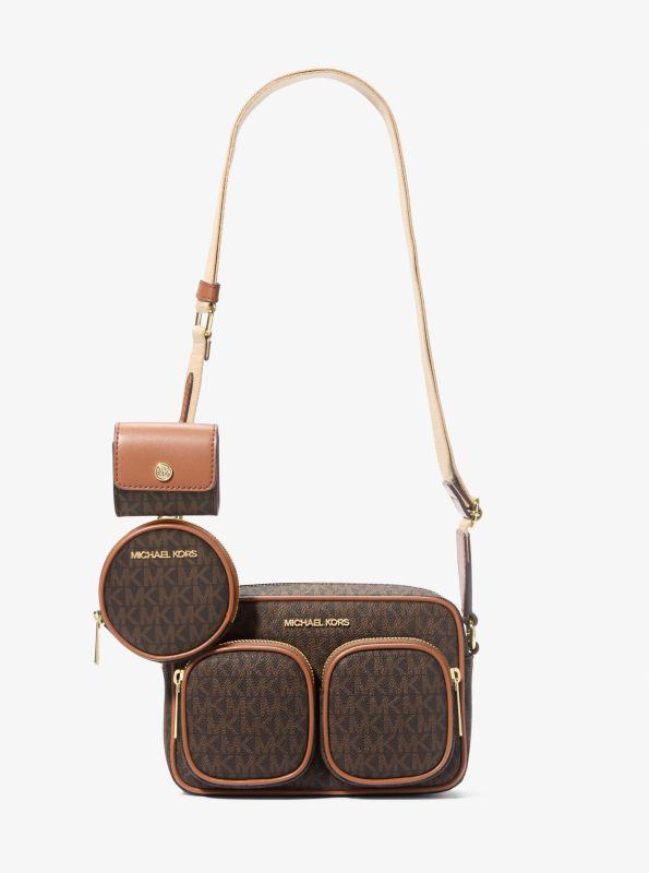 Michael Kors Jet Set Medium Signature Logo Crossbody Bag Michael Kors Jet Set Medium Signature Logo Crossbody Bag