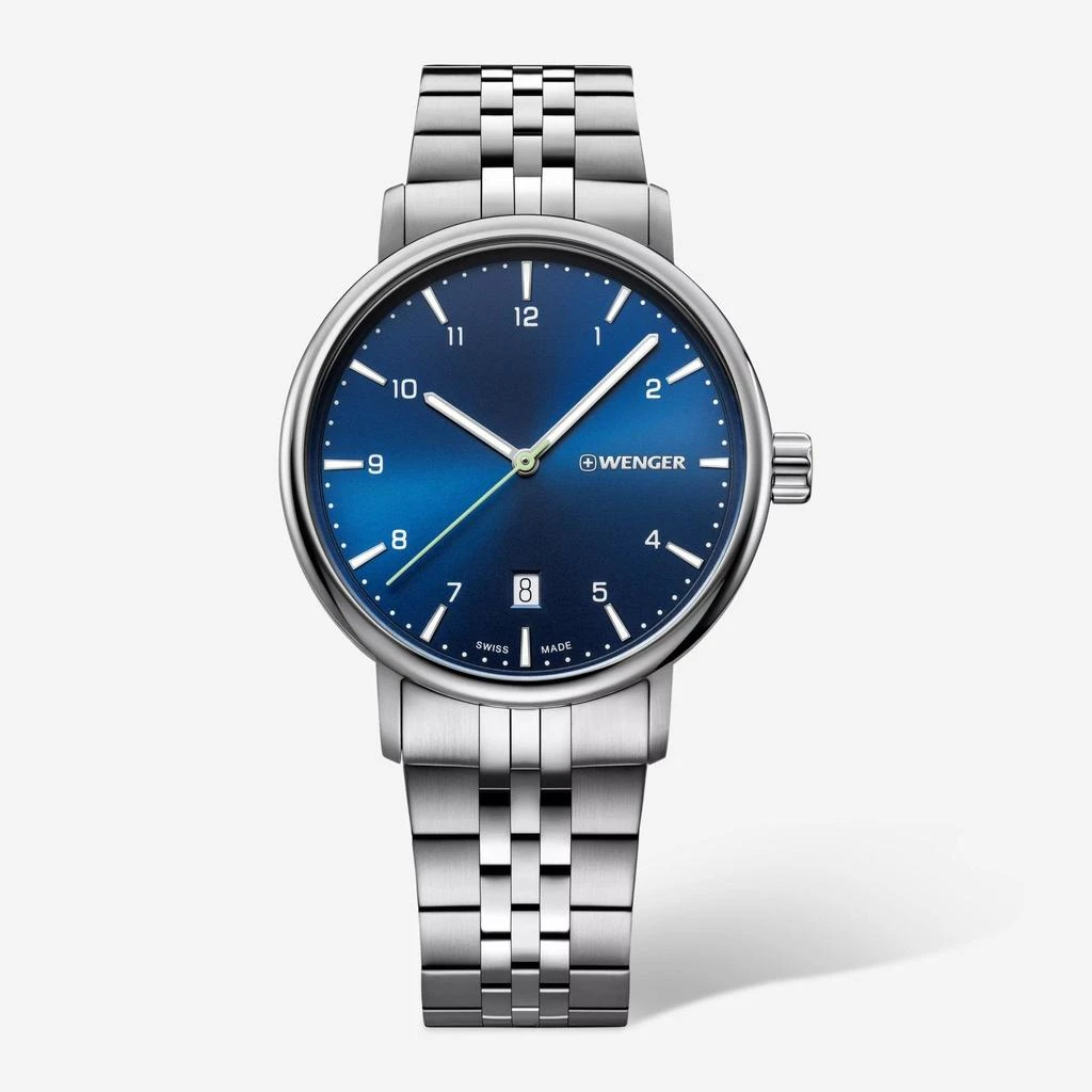 Wenger Wenger Swiss Army Urban Classic Stainless Steel Quartz Men's Watch 01.1731.121 1