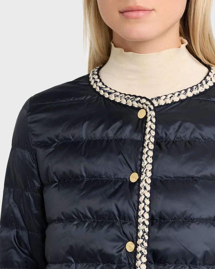 Max Mara Quilted Braid-Trim Puffer Coat 5