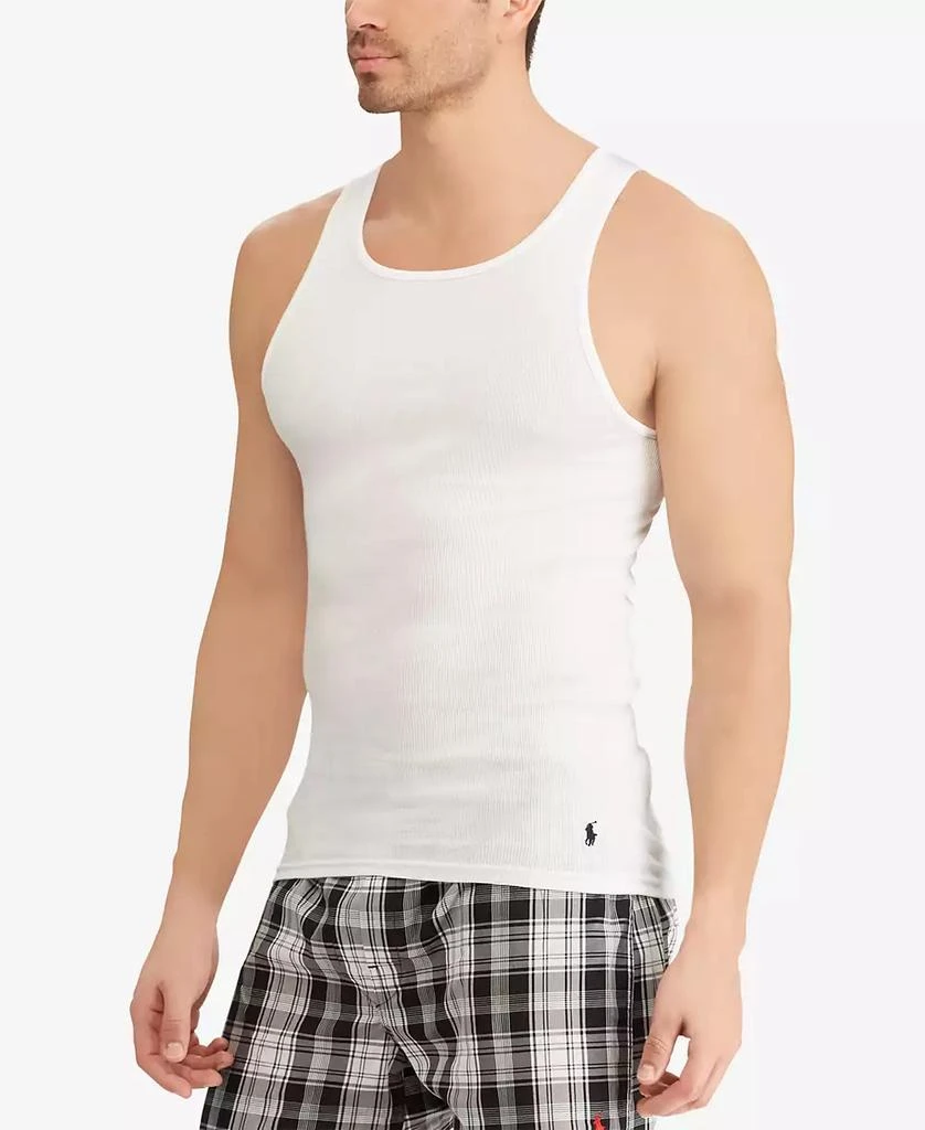 Ralph Lauren Men's 5-Pack Cotton Undershirt Tank Tops 4