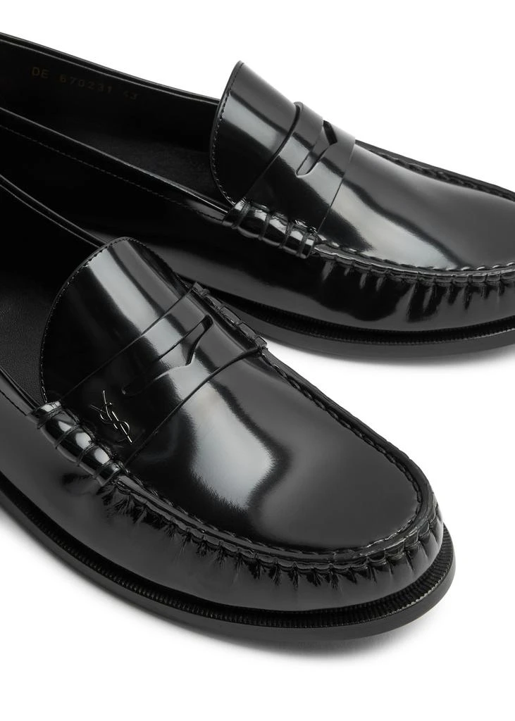 Yves Saint Laurent Le Loafer 15 gloss-leather loafers 3
