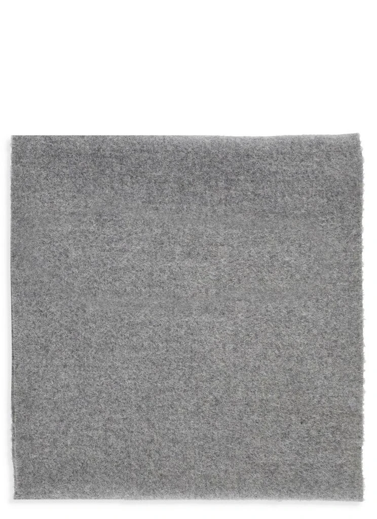 Church's Church's Logo Embroidered Fringed Scarf 2