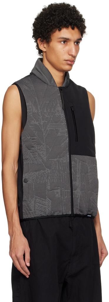 NEMEN Gray Paneled Vest