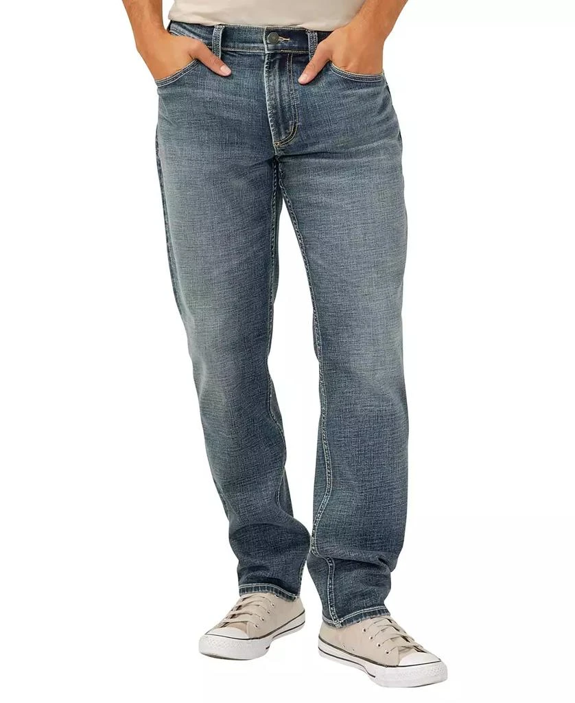 Silver Jeans Co. Men's Eddie Classic Athletic Fit Tapered Leg Jeans 1