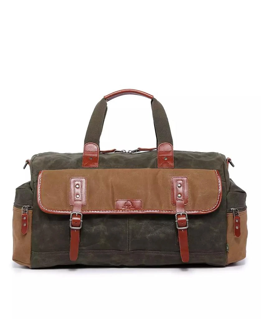 TSD BRAND Stone Creek Waxed Canvas Duffel Bag 10