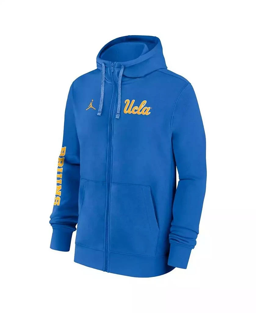Jordan Men's Light Blue UCLA Bruins 2024 Sideline Full-Zip Hoodie 3
