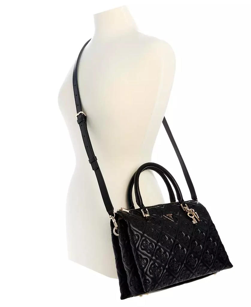 GUESS Adelasia Multi Compartment Small Satchel 4