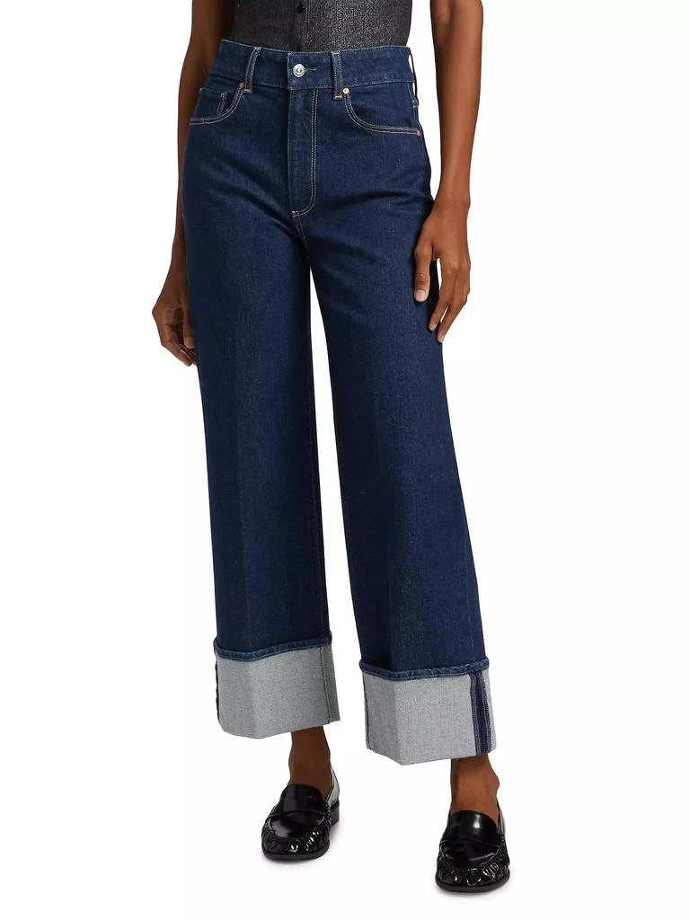 Paige Sasha Wide-Cuff Jeans 3