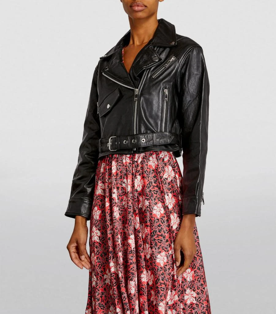 Maje Leather Moto Jacket 3