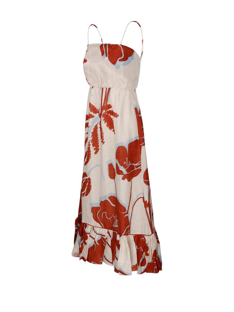 Juan de Dios Juan de Dios Floral Midi Dress