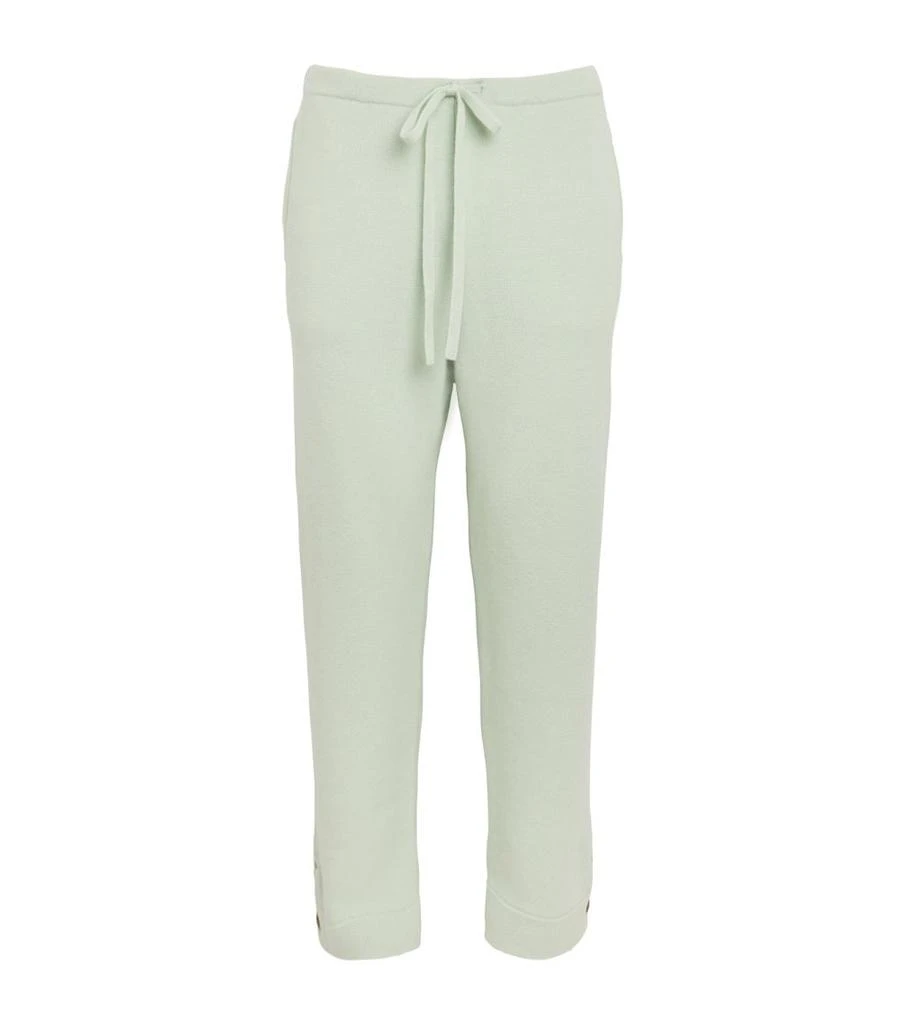 GOD'S TRUE CASHMERE Unisex Cashmere and Tiger's Eye Straight Sweatpants 1