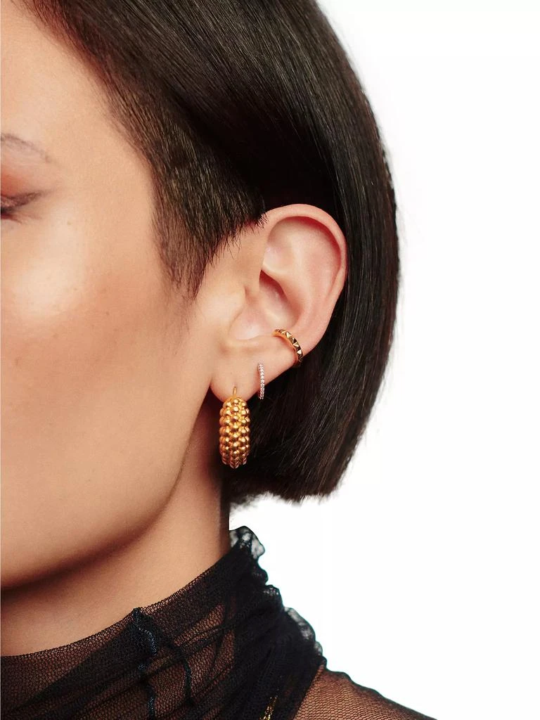 Missoma Baya 18K Gold-Plated Hoop Earrings 3