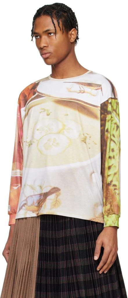 CHOPOVA LOWENA SSENSE Exclusive Multicolor Oversized Jersey Soup T-shirt 4