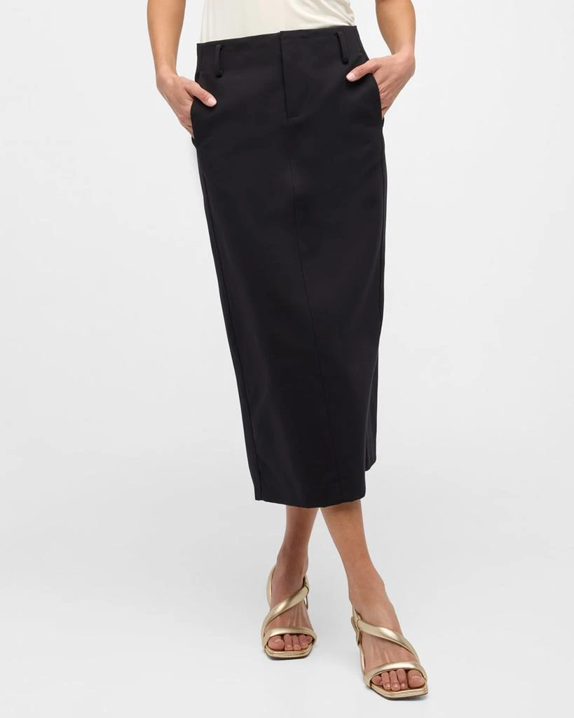 Vince Straight-Fit Midi Trouser Skirt 7