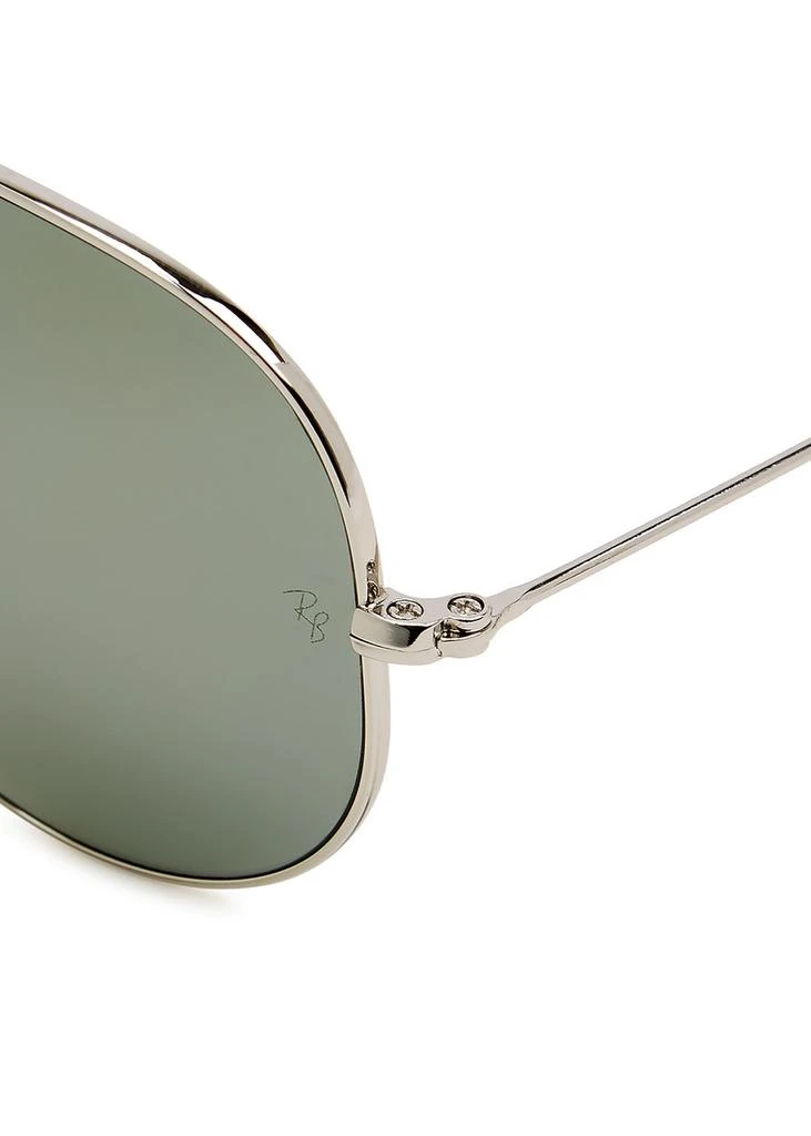 Ray-Ban Silver-tone aviator sunglasses 3
