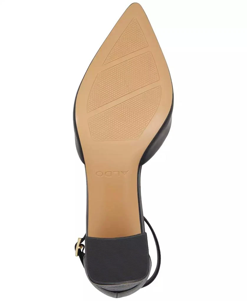 ALDO Women's Jan Pointed-Toe Ankle-Strap Block-Heel Pumps 5