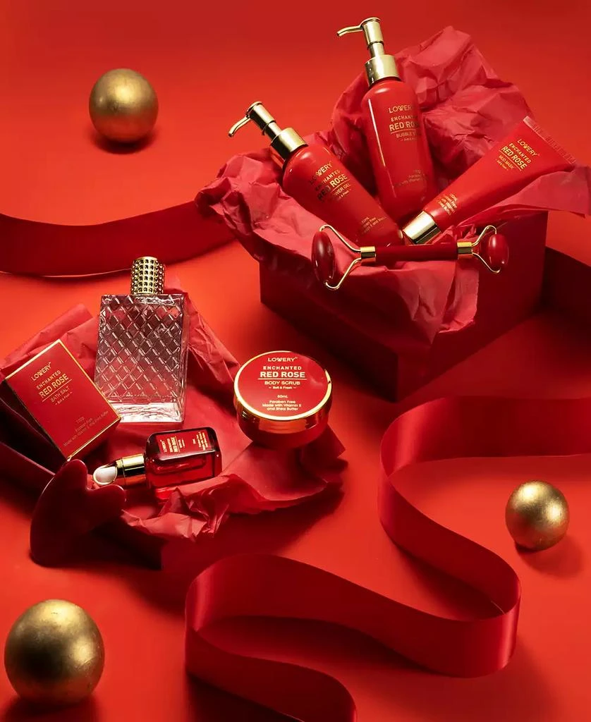 Lovery 10-Pc. Luxe Red Rose Bath & Body Care Gift Set 4