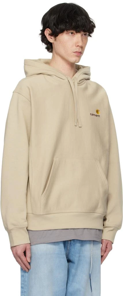 Carhartt WIP Beige American Script Hoodie 2