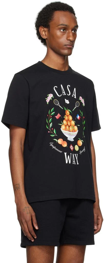 Casablanca SSENSE Exclusive Black 'Casa Way' T-Shirt 2