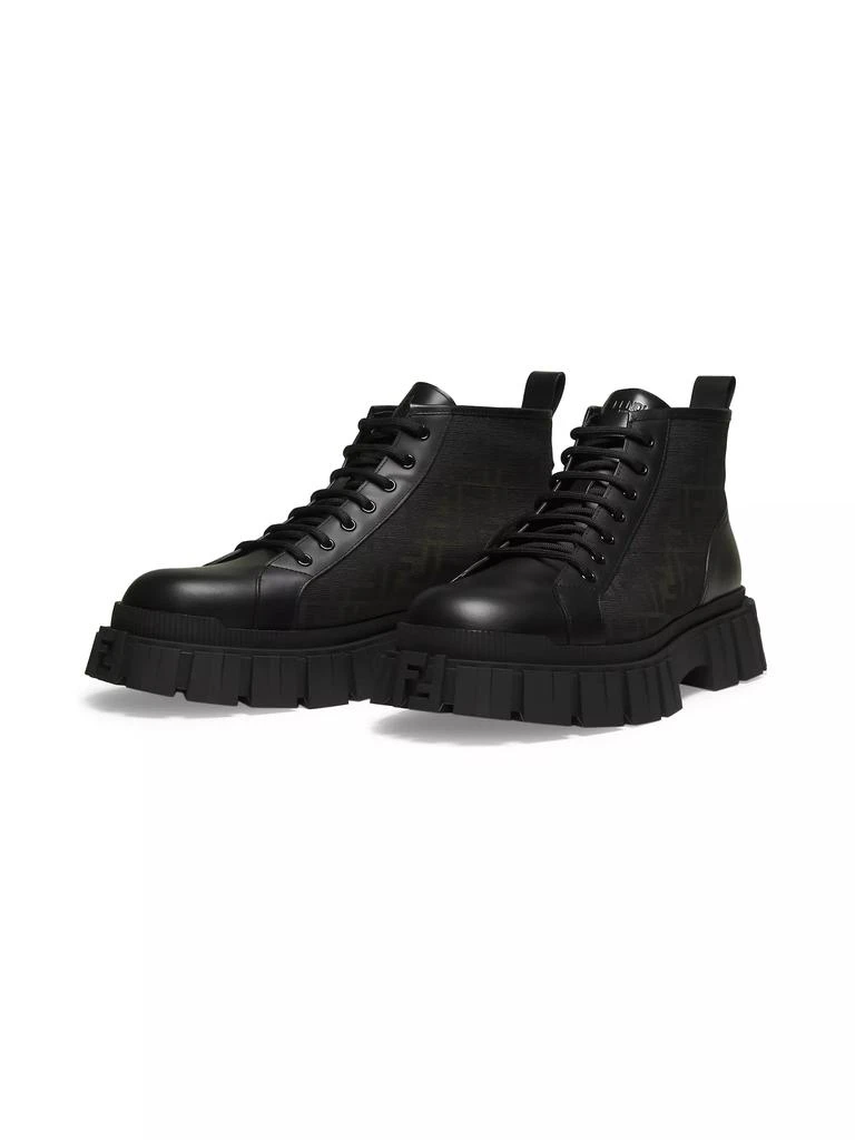 Fendi Lace-Up Ankle Boots 2