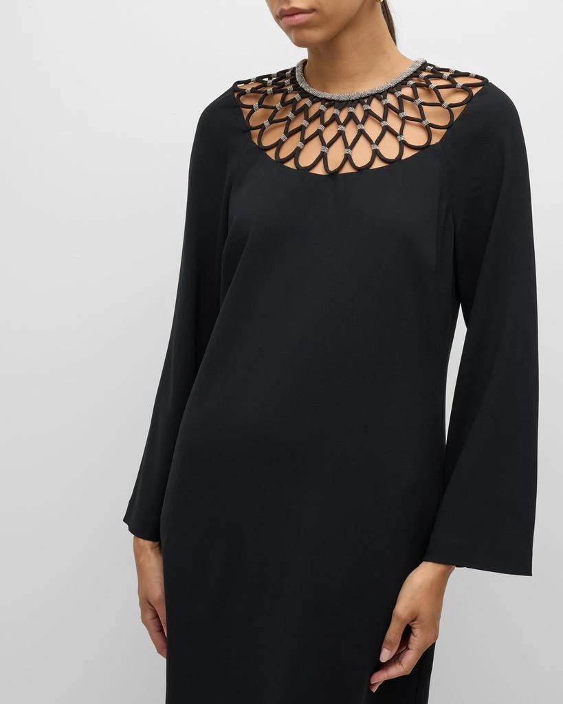 Kobi Halperin Alby Chain-Embellished Shift Dress 6