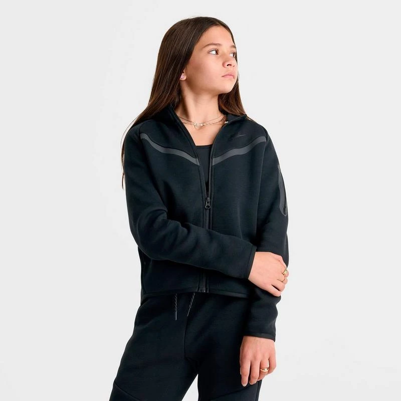 NIKE Girls
 Nike Sportswear Tech Fleece Full-Zip Hoodie 3