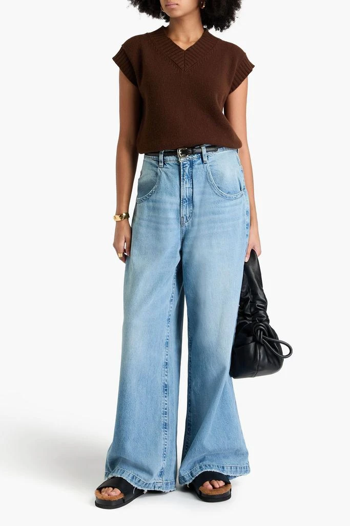 FRAME The Skater high-rise wide-leg jeans 2