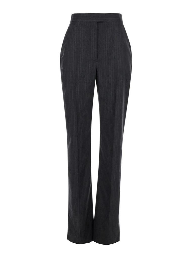 Alexander McQueen Alexander McQueen High Waist Straight-Leg Pants 1