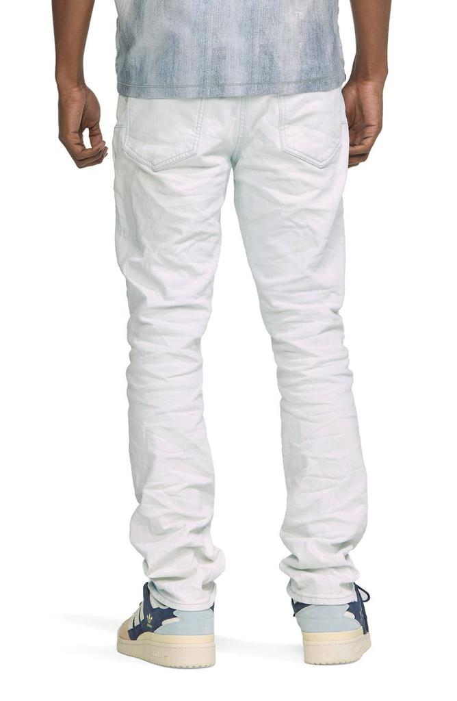 PURPLE BRAND Wrinkled Slim Fit Straight Leg Jeans