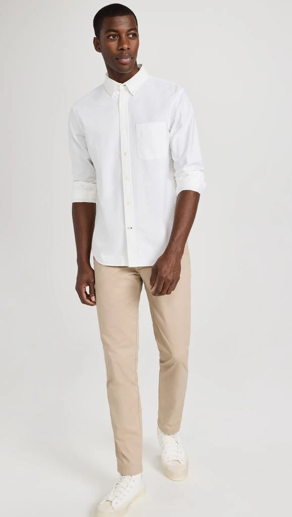 Club Monaco Long Sleeve Solid Oxford Shirt 4