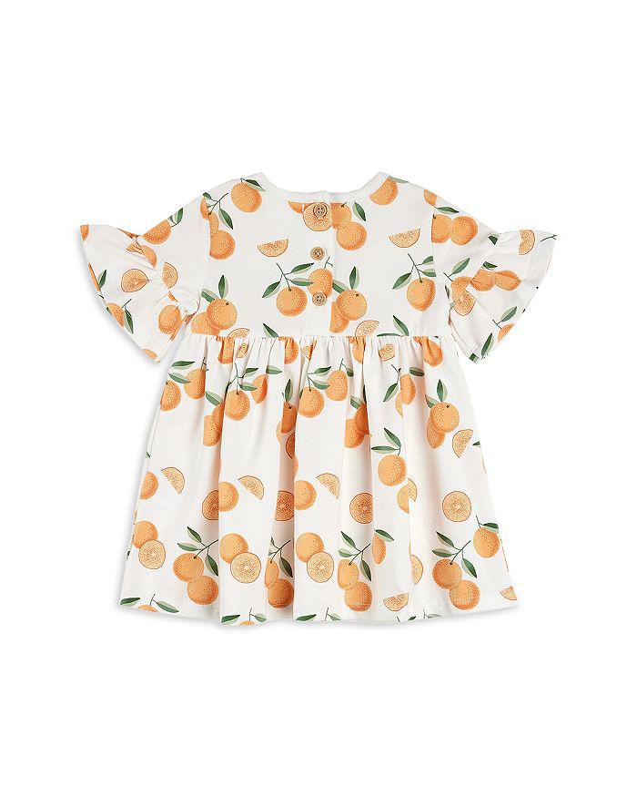 Petit Lem Girls' Oranges Print Top & Leggings Set - Baby
