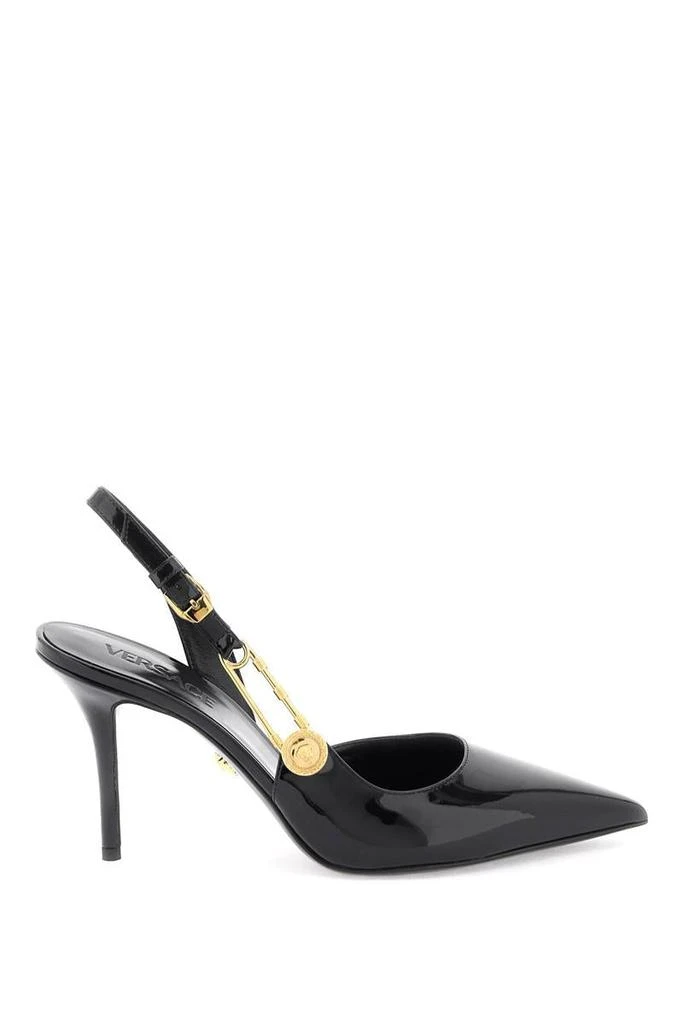 Versace Versace 'safety pin' slingback pumps 1